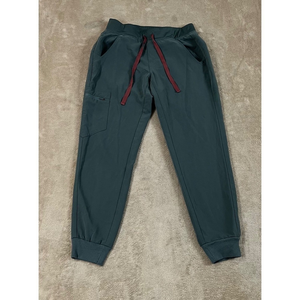 Figs Zamora Jogger Scrub Pants Women's XS/P Green EUC